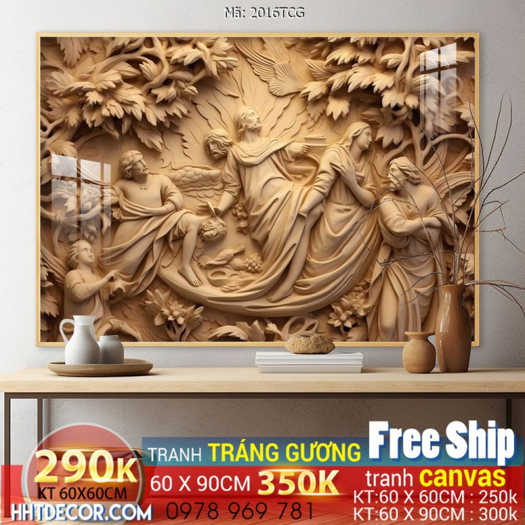 Tranh decor trang trí tường công giáo