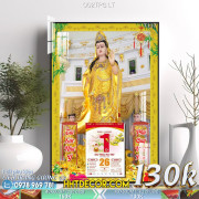 Lịch tết tranh phật giáo-002TPG LT