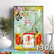 LỊCH TẾT TRANH THƯ PHÁP - CÔNG - MẪU ĐƠN-029TC LT