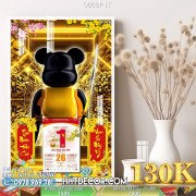 Lịch tết tranh Kawas gấu Bearbrick, Phi hành gia-066GP LT