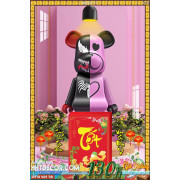 Lịch tết tranh Kawas gấu Bearbrick, Phi hành gia-086GP LT