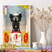 Lịch tết tranh Kawas gấu Bearbrick, Phi hành gia-111GP LT