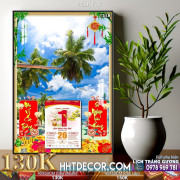 Lịch tết tranh phong cảnh decor-465NT LT