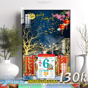 Lịch tết tranh Decor ghép-TGH2191 LT