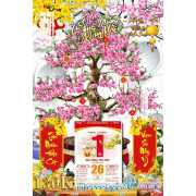 Lịch tết tranh bonsai chau hoa dao 06012023 vy LT