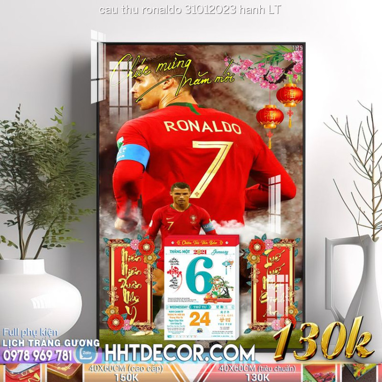 Lịch tết tranh cau thu ronaldo 31012023 hanh LT