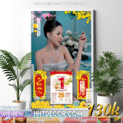 Lịch tết tranh hinh co gai sexy 13 8 2022 ho LT