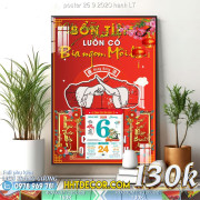 Lịch tết tranh poster 26 9 2020 hanh LT