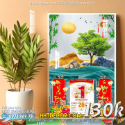 Lịch tết tranh tranh ghep huou 22 12 2021 truong LT