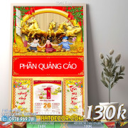 Tranh lịch tết treo tường giá rẻ