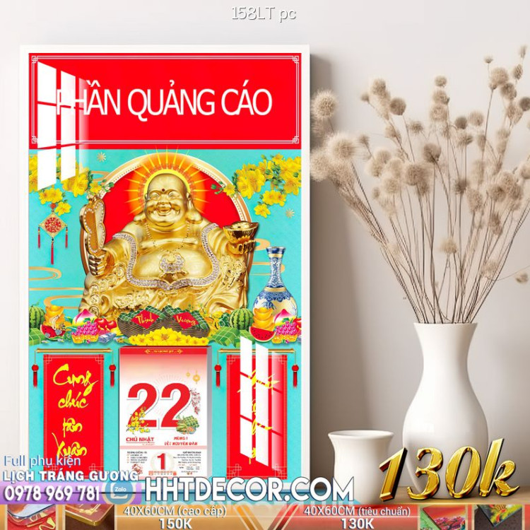 Tranh lịch tết treo tường giá rẻ