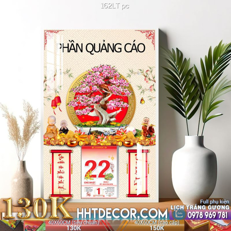 Tranh lịch tết treo tường giá xưởng