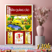 Tranh lịch tết treo tường trang trí