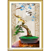 Tranh bonsai nghệ thuật 3d