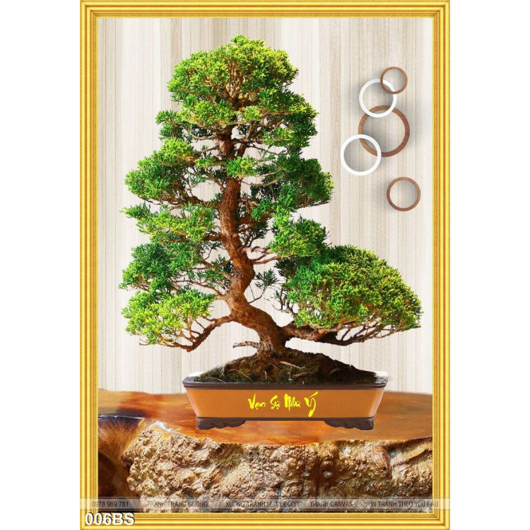 Tranh bonsai nghệ thuật vạn sự như ý