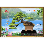 Tranh bonsai nghệ thuật chữ phúc