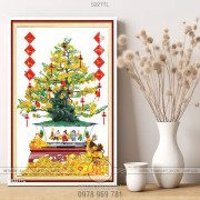 Tranh Tài Lộc, tranh Tết cây mai in lịch đẹp