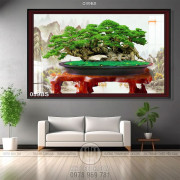 Tranh bonsai độc đáo nghệ thuật