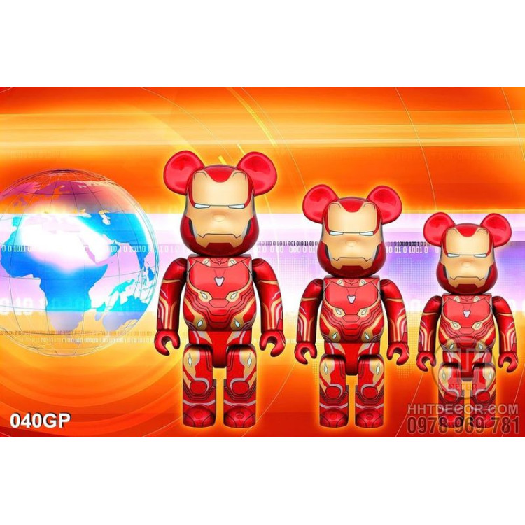 Tranh treo tường gấu bearbrick đẹp độc đáo