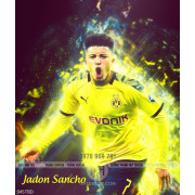 Tranh cầu thủ trẻ nổi tiếng Jadon Sancho