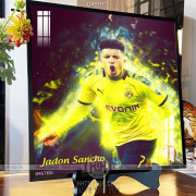 Tranh cầu thủ trẻ nổi tiếng Jadon Sancho