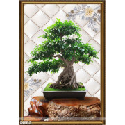 Tranh bonsai đẹp in psd