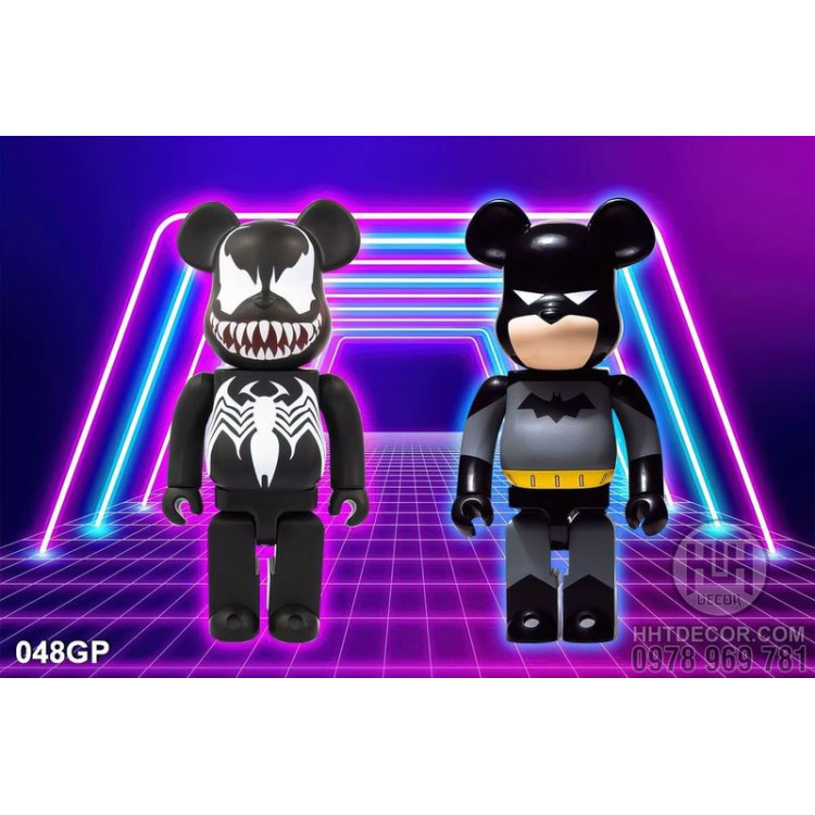 File tranh gấu bearbrick decor trang trí tường đẹp