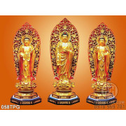 Tranh phật giáo tượng Phật bằng đồng