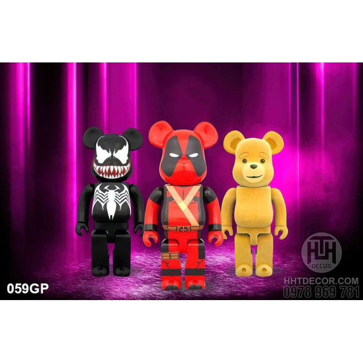 Tranh file gốc gấu bearbrick đẹp ấn tượng