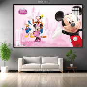 Tranh 3D trẻ em chuột Mickey