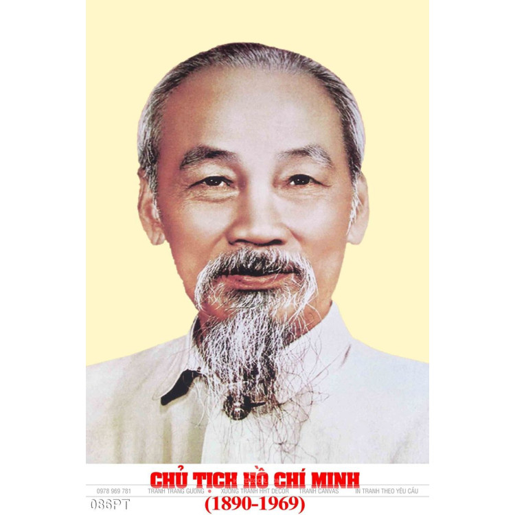 Tranh Chủ tịch Hồ chí Minh