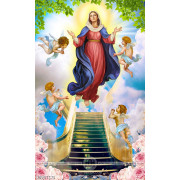 Tranh công giáo psd đức mẹ Maria bên những thiên thần 