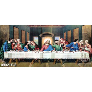 Tranh công giáo tiệc bàn ly của các thánh đồ dán tường