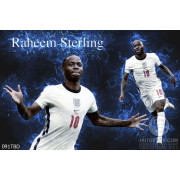 Tranh cầu thủ Raheem Sterling