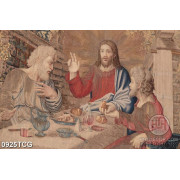 Tranh công giáo chúa Jesus và các thánh đồ bên tiệc bàn ly