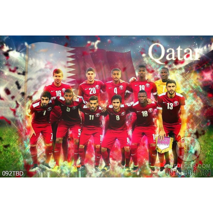 Tranh đội tuyển quốc gia Qatar