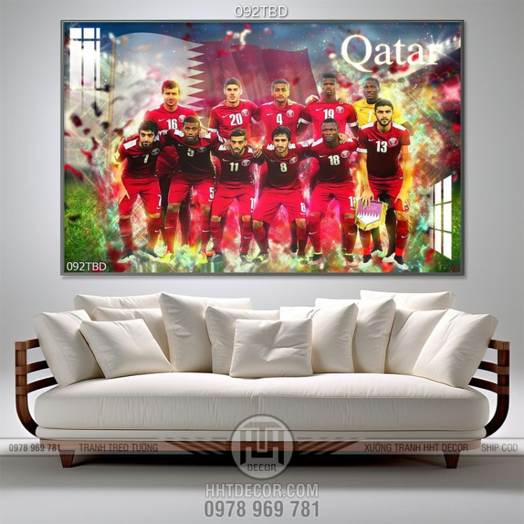 Tranh đội tuyển quốc gia Qatar