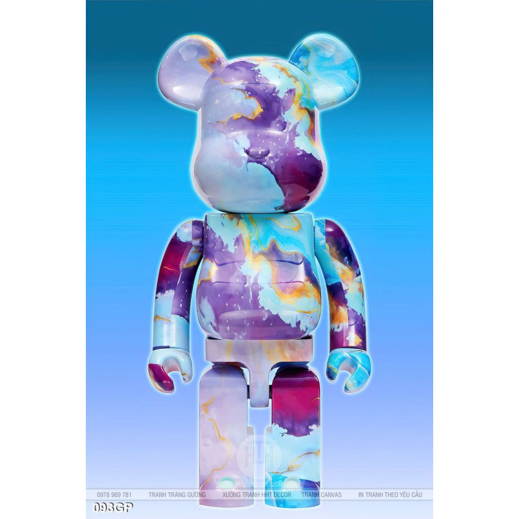 File tranh nghệ thuật gấu bearbrick trang trí tượng đẹp nổi bật