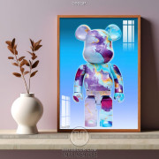 File tranh nghệ thuật gấu bearbrick trang trí tượng đẹp nổi bật