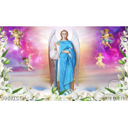 Tranh công giáo những thiên thần bé nhỏ bên đức mẹ Maria