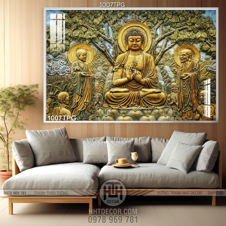 Tranh Tôn Giáo Đạo Phật 3D