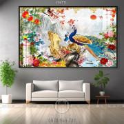 Tranh Tài Lộc, tranh Tết chim Phụng độc đáo