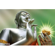 Tranh tượng Phật bằng bạc chất lượng cao