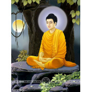 Tranh Phật dưới gốc bồ đề