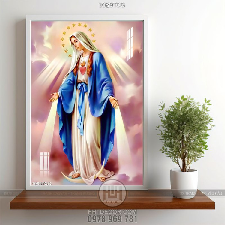 Tranh Mẹ Maria ban sự bình an