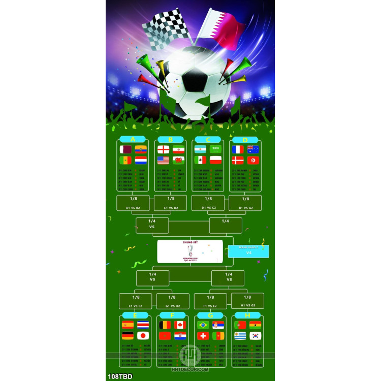 File gốc layer psd lịch thi đấu world cup 2022