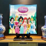 Tranh các nàng công chú Disney trang trí phòng bé gái