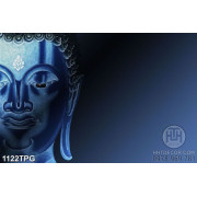 Tranh mặt tượng Phật nghệ thuật