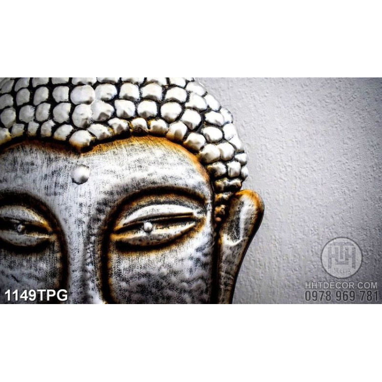 Tranh điêu khắc mặt tượng Phật