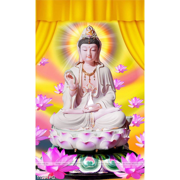 Tranh tượng Phật Quan Âm